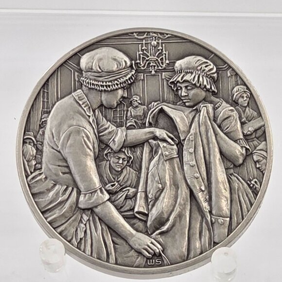 Elizabeth Cairnes Poe The Great Women American Revolution Bicentennial Medals - Picture 1 of 3